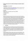 Research paper thumbnail of Social exclusion: The roles of mobility and bridging social capital in regional Australia