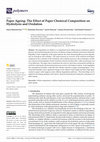 Research paper thumbnail of Paper Ageing: The Effect of Paper Chemical Composition on Hydrolysis and Oxidation