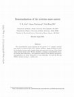 Research paper thumbnail of Renormalization of the neutrino mass matrix