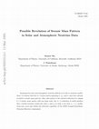 Research paper thumbnail of Possible revelation of a seesaw mass pattern in solar and atmospheric neutrino data