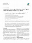 Research paper thumbnail of Thiocarbamates from Moringa oleifera Seeds Bioactive against Virulent and Multidrug-Resistant Vibrio Species