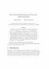 Research paper thumbnail of The Vector Field Problem for Projective Stiefel Manifolds