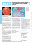 Research paper thumbnail of Gastrointestinal bleeding from gastric metastasis of renal cell carcinoma, treated by endoscopic polypectomy