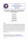 Research paper thumbnail of TPACK in practice: A qualitative study on technology integrated lesson planning and implementation of Turkish pre-service teachers of English