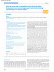 Research paper thumbnail of Over-the-scope clip vs epinephrine with clip for first-line hemostasis in non-variceal upper gastrointestinal bleeding: a propensity score match analysis