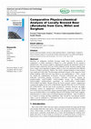 Research paper thumbnail of Comparative Physico-chemical Analysis of Locally Brewed Beer ( Burukutu ) from Corn , Millet and Sorghum