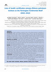 Research paper thumbnail of Loss of health certificates among offshore petroleum workers on the Norwegian Continental Shelf 2002-2010