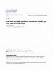 Research paper thumbnail of Book review: David Walker and Agniezka Sobocinska, eds. Australia's Asia: From Yellow Peril to Asian Century