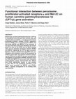 Research paper thumbnail of Functional interaction between peroxisome proliferator-activated receptors-alpha and Mef-2C on human carnitine palmitoyltransferase 1beta (CPT1beta) gene activation