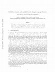 Research paper thumbnail of Stability, creation and annihilation of charges in gauge theories