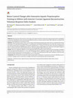 Research paper thumbnail of Motor Control Changes after Innovative Aquatic Proprioceptive Training in Athletes with Anterior Cruciate Ligament Reconstruction: Voluntary Response Index Analysis