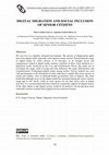 Research paper thumbnail of Digital Migration and Social Inclusion of Senior Citizens