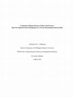 Research paper thumbnail of Evaluation of Human Resource Policies and Practices: Basis for Enhanced School Management at a Private International School in India