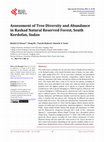 Research paper thumbnail of Assessment of Tree Diversity and Abundance in Rashad Natural Reserved Forest, South Kordofan, Sudan