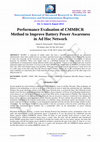 Research paper thumbnail of Performance Evaluation of CMMBCR Method to Improve Battery Power Awareness in Ad Hoc Network