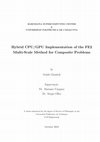 Research paper thumbnail of Hybrid cpu/gpu implementation for the fe2 multi-scale method for composite problems