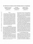 Research paper thumbnail of The Multivariate Generalised von Mises distribution: Inference and applications