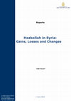 Research paper thumbnail of Hezbollah in Syria: Gains, Losses and Changes