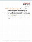 Research paper thumbnail of Author Correction: Systematic evaluation and optimization of the experimental steps in RNA G-quadruplex structure sequencing