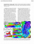 Research paper thumbnail of Two-Dimensional Wrinkle Ridge Strain & Energy Release Based on Numerical Modeling of MOLA Topography