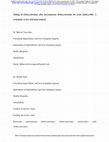 Research paper thumbnail of Timing of cholecystectomy after percutaneous cholecystectomy for acute cholecystitis- A systematic review and meta-analysis