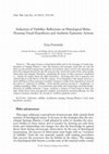 Research paper thumbnail of Induction of visibility: reflections on histological slides, drawing visual hypotheses and aesthetic-epistemic actions