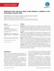 Research paper thumbnail of Abdominal aortic aneurysm repair in New Zealand: a validation of the Australasian Vascular Audit