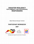 Research paper thumbnail of Developed with support from the Simon FoundationDISASTER RESILIENCY FOR COMMUNITY AND PROFESSIONAL RESPONDERS CURRICULUM OUTLINE OBJECTIVES