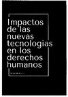 Research paper thumbnail of Impactos de las nuevas tecnologías en los derechos humanos. Análisis introductorio,  Institut de Drets Humans de Catalunya, Barcelona, 2022, pp. 6-20.