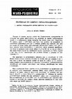 Research paper thumbnail of Proteinas do liquido cefalorraqueano: I. Estudo comparativo entre metodos de concentração