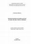 Research paper thumbnail of Processo decisório no Governo do Estado do Ceará (1995-1998): o porto e a refinaria