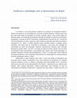 Research paper thumbnail of Violência e satisfação com a democracia no Brasil