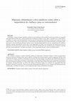 Research paper thumbnail of MIGRAÇÃO, ALIMENTAÇÃO E RITOS NATALÍCIOS: Notas sobre a importância da «hallaca» para os venezuelanos