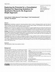 Research paper thumbnail of Exploring the Potential for a Consolidated Standard for Reporting Guidelines for Qualitative Research