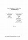 Research paper thumbnail of Local Monotonicity of Voting Power: A Conceptual Analysis