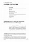 Research paper thumbnail of GUEST EDITORIAL: Intangible Cultural Heritage: Successes, Disappointments, and Challenges