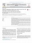 Research paper thumbnail of Analysis of relationship of high fat mass and low muscle mass with lipid profile in Brazilians aged 80 years or over