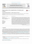 Research paper thumbnail of Cluster analysis of the competitiveness of container ports in Brazil