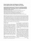 Research paper thumbnail of Erupt of malaria, dengue and chikungunya in Pakistan: Recent insights about prevalence, diagnosis and treatment