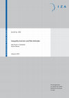 Research paper thumbnail of Inequality Aversion and Risk Attitudes