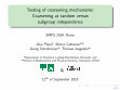 Research paper thumbnail of Testing of Coarsening Mechanisms: Coarsening at Random Versus Subgroup Independence