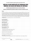 Research paper thumbnail of Análise da implementação do Programa Mais Médicos: um olhar dos órgãos de controle