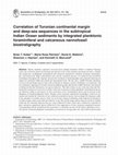 Research paper thumbnail of Correlation of Turonian continental margin and deep-sea sequences in the subtropical Indian Ocean sediments by integrated planktonic foraminiferal and calcareous nannofossil biostratigraphy