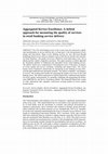 Research paper thumbnail of Aggregated Service Excellence: A hybrid approach for measuring the quality of services in retail banking service delivery