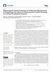 Research paper thumbnail of Improving the Tensile Properties of Additively Manufactured β-Containing TiAl Alloys via Microstructure Control Focusing on Cellular Precipitation Reaction