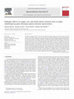 Research paper thumbnail of Hydrogen effects on copper, zinc and nickel atomic emission lines in argon radiofrequency glow discharge optical emission spectrometry