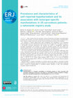 Research paper thumbnail of Prevalence and characteristics of self-reported hypothyroidism and its association with nonorgan-specific manifestations in US sarcoidosis patients: a nationwide registry study