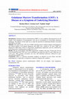 Research paper thumbnail of Gelatinous Marrow Transformation (GMT): A Disease or a Symptom of Underlying Disorders