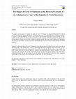 Research paper thumbnail of The Impact of Covid 19 Pandemic on the Review of Lawsuits at the Administrative Court of the Republic of North Macedonia