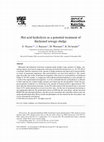 Research paper thumbnail of Hot acid hydrolysis as a potential treatment of thickened sewage sludge